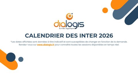 Calendrier des INTER formation Supply chain, logistique et transport